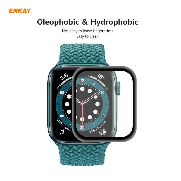 For Apple Watch 6/5/4/SE 40mm 10 PCS ENKAY Hat-Prince 3D Full Screen Soft PC Edge + PMMA HD Screen Protector Film - Watch Cases by ENKAY | Online Shopping UK | buy2fix