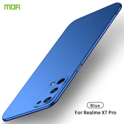 For OPPO Realme X7 Pro MOFI Frosted PC Ultra-thin Hard Case(Blue) - Realme Cases by MOFI | Online Shopping UK | buy2fix