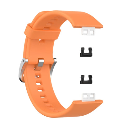 For Huawei Watch Fit TIA-B09 Silicone Watch Band(orange) - Watch Bands by buy2fix | Online Shopping UK | buy2fix