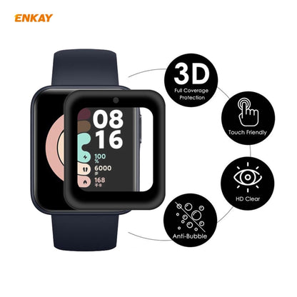 For Redmi Watch 10 PCS ENKAY Hat-Prince 3D Full Screen Soft PC Edge + PMMA HD Screen Protector Film - Screen Protector by ENKAY | Online Shopping UK | buy2fix