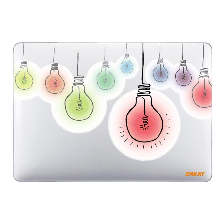 ENKAY Hat-Prince Forest Series Pattern Laotop Protective Crystal Case for MacBook Pro 15.4 inch A1707 / A1990(Bulb Pattern) - MacBook Pro Cases by ENKAY | Online Shopping UK | buy2fix