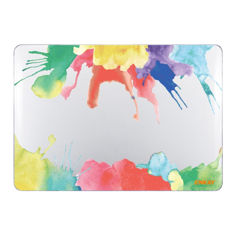 For MacBook Air 13.3 inch A2179 / A2337 ENKAY Hat-Prince Forest Series Pattern Laotop Protective Crystal Case(Watercolor Pattern) - MacBook Air Cases by ENKAY | Online Shopping UK | buy2fix