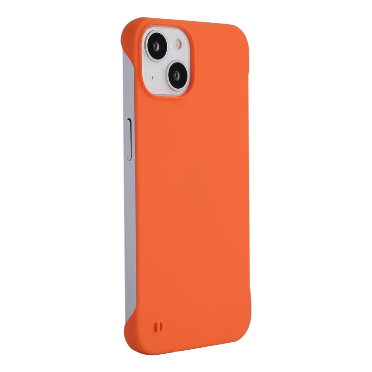 For iPhone 13 mini ENKAY Matte Frameless PC Phone Case (Orange) - iPhone 13 mini Cases by ENKAY | Online Shopping UK | buy2fix