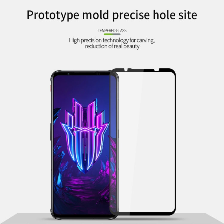 For ZTE Nubia Red Magic7 PINWUYO 9H 2.5D Full Screen Tempered Glass Film(Black) - ZTE Tempered Glass by PINWUYO | Online Shopping UK | buy2fix