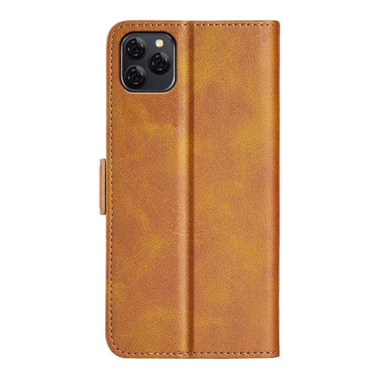 For Blackview A95 Dual-side Magnetic Buckle Leather Phone Case(Yellow) - More Brand by buy2fix | Online Shopping UK | buy2fix