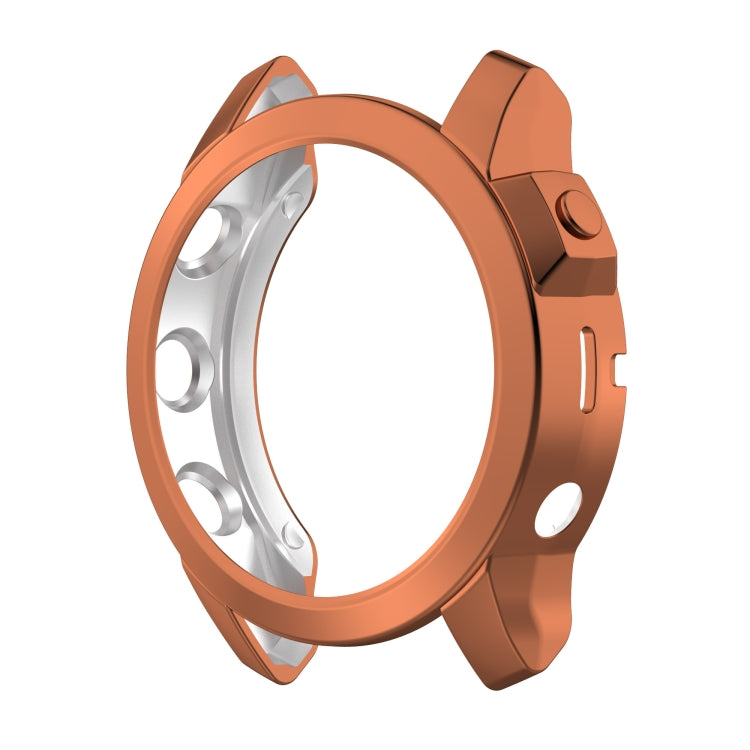 For Garmin Fenix 7S Shockproof TPU Watch Case(Rose Gold) - Watch Cases by buy2fix | Online Shopping UK | buy2fix