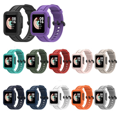 For Xiaomi Redmi Watch 2 Lite Silicone Solid Color Watch Band(Water Duck) - Watch Bands by buy2fix | Online Shopping UK | buy2fix