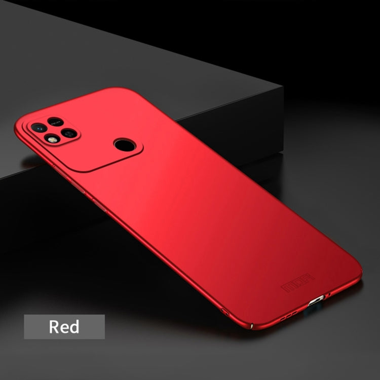 For Xiaomi Redmi 10A MOFI Frosted PC Ultra-thin Hard Case(Red) - Xiaomi Cases by MOFI | Online Shopping UK | buy2fix
