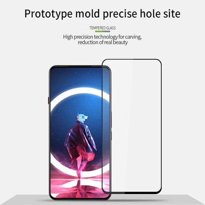 For ZTE Nubia Red Magic 7S Pro PINWUYO 9H 2.5D Full Screen Tempered Glass Film(Black) - ZTE Tempered Glass by PINWUYO | Online Shopping UK | buy2fix