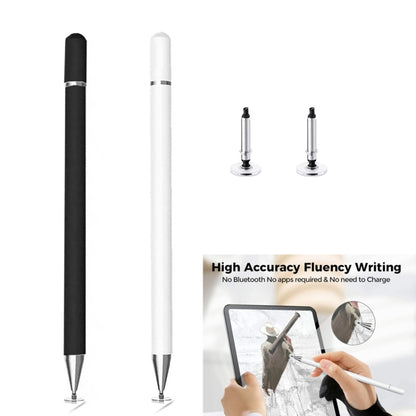 AT-29  High Accuracy Single Use Magnetic Suction Passive Capacitive Pen Mobile Phone Touch Stylus with 2 Pen Head(Black) - Stylus Pen by buy2fix | Online Shopping UK | buy2fix