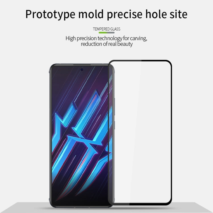 For ZTE Nubia Z40S Pro PINWUYO 9H 2.5D Full Screen Tempered Glass Film(Black) - ZTE Tempered Glass by PINWUYO | Online Shopping UK | buy2fix