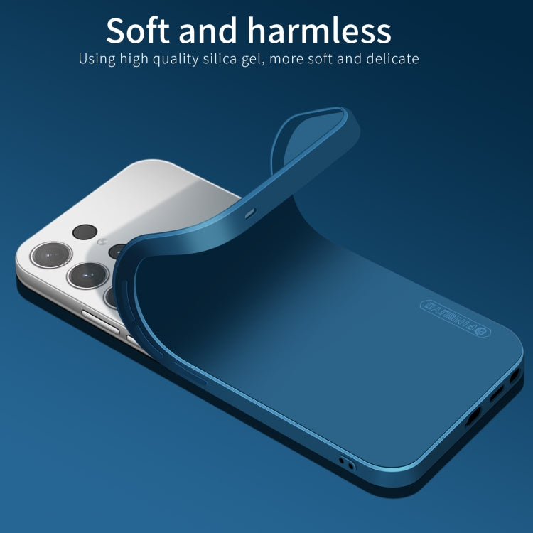 For Samsung Galaxy S24 Ultra 5G PINWUYO Sense Series Liquid Silicone TPU Phone Case(Blue) - Galaxy S24 Ultra 5G Cases by PINWUYO | Online Shopping UK | buy2fix