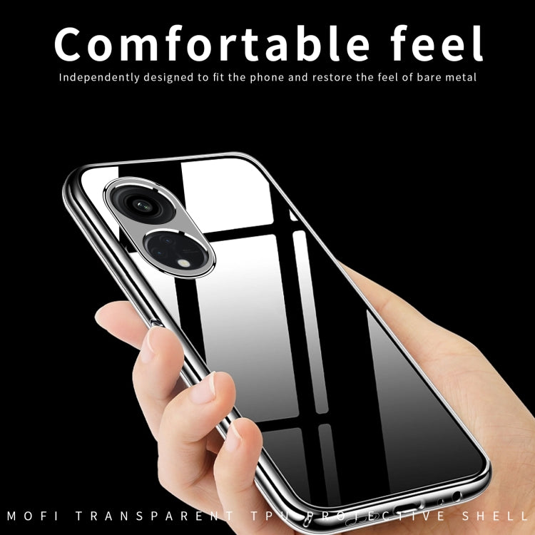 For OPPO A38 MOFI Ming Series Transparent Ultra-thin TPU Phone Case(Transparent) - A38 Cases by MOFI | Online Shopping UK | buy2fix