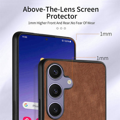 For Samsung Galaxy S25+ 5G Retro Skin-feel Ring Card Wallet Phone Case(Brown) - Galaxy S25+ 5G Cases by buy2fix | Online Shopping UK | buy2fix