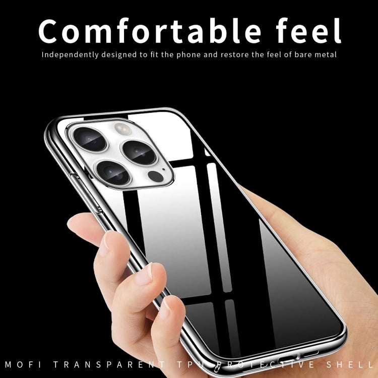 For iPhone 16 Pro Max MOFI Ming Series Ultra-thin TPU Phone Case(Transparent) - iPhone 16 Pro Max Cases by MOFI | Online Shopping UK | buy2fix