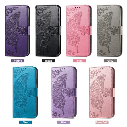 For vivo X100 Pro Butterfly Love Flower Embossed Leather Phone Case(Rose Gold) - X100 Pro Cases by imak | Online Shopping UK | buy2fix