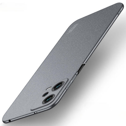 For Xiaomi Redmi Note 12 Global MOFI Fandun Series Frosted PC Ultra-thin All-inclusive Phone Case(Gray) - Note 12 Pro Cases by MOFI | Online Shopping UK | buy2fix