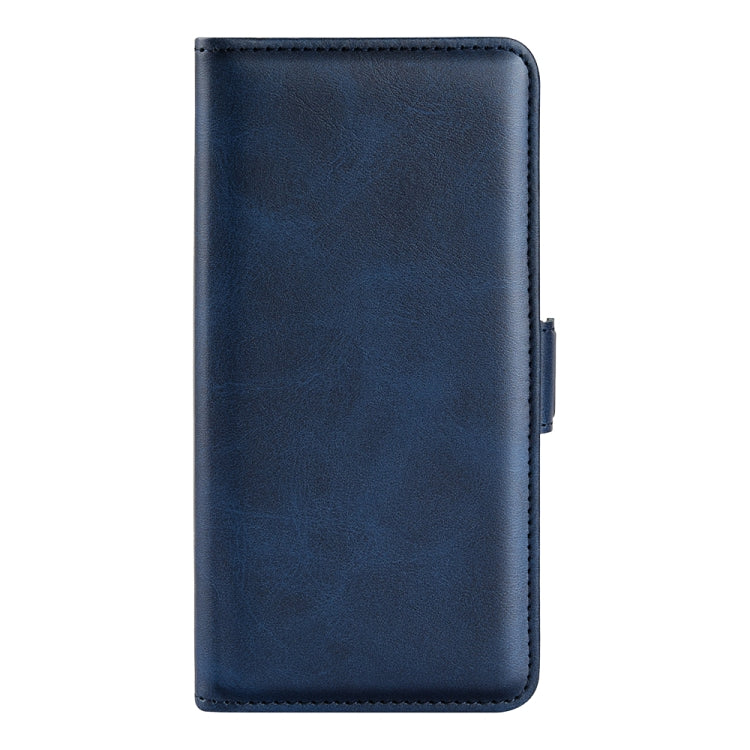 For iPhone 16 Pro Dual-side Magnetic Buckle Horizontal Flip Leather Phone Case(Dark Blue) - iPhone 16 Pro Cases by buy2fix | Online Shopping UK | buy2fix