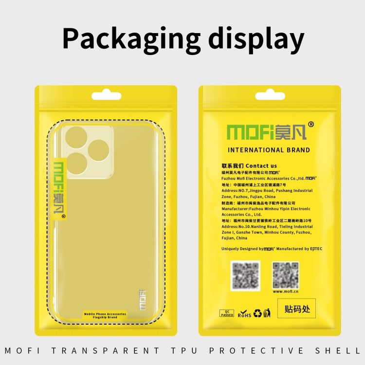 For Realme GT Neo6 SE MOFI Ming Series Ultra-thin TPU Phone Case(Transparent) - Realme Cases by MOFI | Online Shopping UK | buy2fix