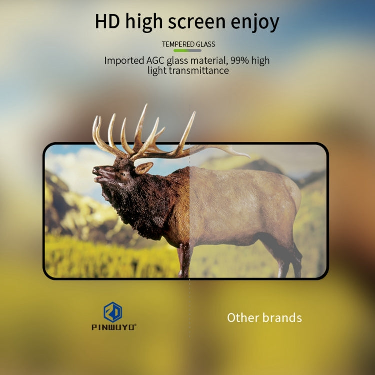 For Xiaomi 14 PINWUYO 9H 2.5D Full Screen Tempered Glass Film(Black) -  by PINWUYO | Online Shopping UK | buy2fix