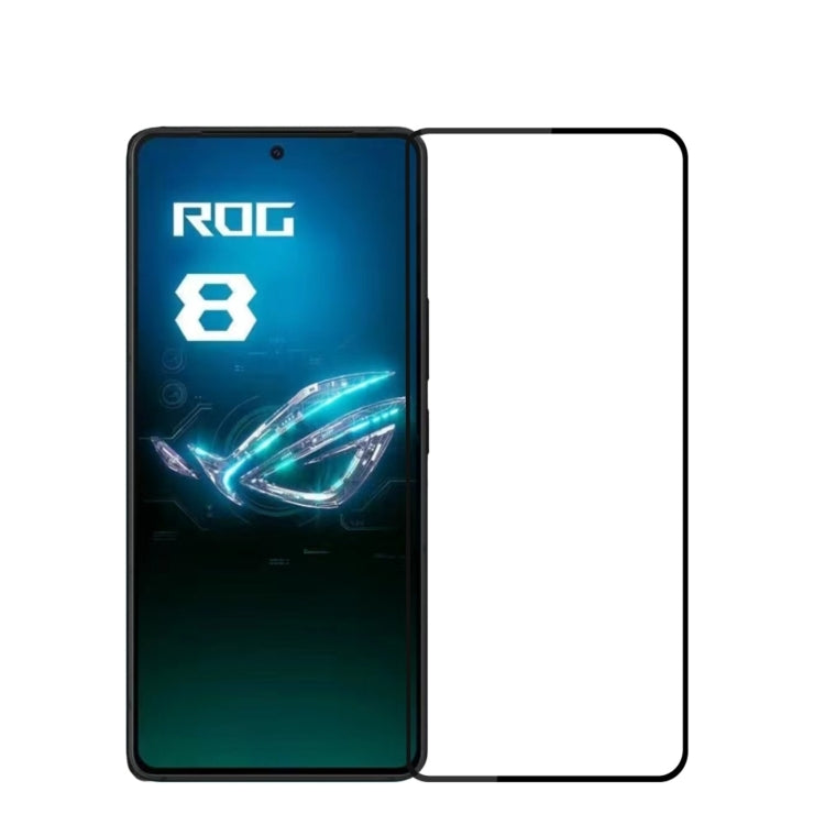 For ASUS ROG Phone 8 PINWUYO 9H 2.5D Full Screen Tempered Glass Film(Black) - ASUS Tempered Glass by PINWUYO | Online Shopping UK | buy2fix