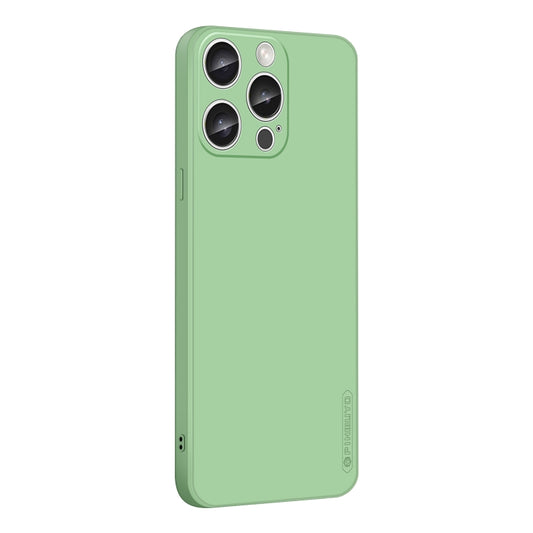 For iPhone 16 Pro PINWUYO Sense Series Liquid Silicone TPU Phone Case(Green) - iPhone 16 Pro Cases by PINWUYO | Online Shopping UK | buy2fix