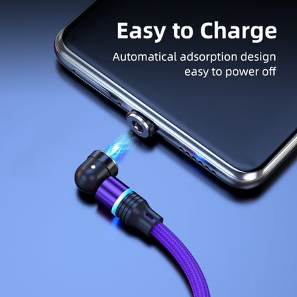 ENKAY 3 in 1 2.4A USB to Type-C / 8 Pin / Micro USB Magnetic 540 Degrees Rotating Charging Cable, Length:1m(Green) - Charging Cable & Head by ENKAY | Online Shopping UK | buy2fix