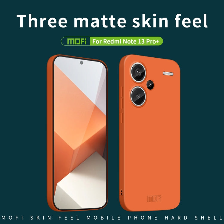 For Xiaomi Redmi Note 13 Pro+ MOFI Qin Series Skin Feel All-inclusive PC Phone Case(Green) - Note 13 Pro+ Cases by MOFI | Online Shopping UK | buy2fix