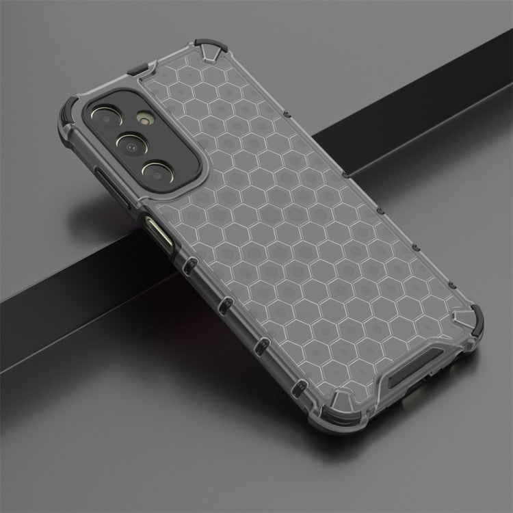 For Samsung Galaxy A25 5G Shockproof Honeycomb Phone Case(Black) - Galaxy Phone Cases by buy2fix | Online Shopping UK | buy2fix