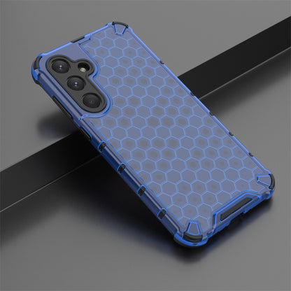 For Samsung Galaxy A33 Shockproof Honeycomb Phone Case(Blue) - Galaxy Phone Cases by buy2fix | Online Shopping UK | buy2fix