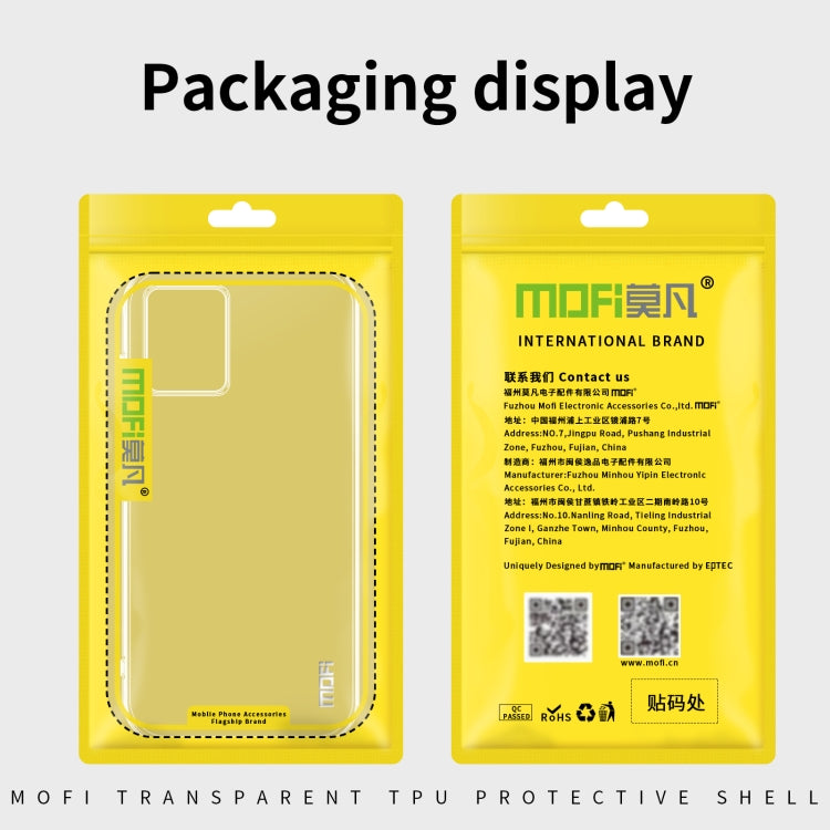 For Motorola Moto G84 MOFI Ming Series Ultra-thin TPU Phone Case(Transparent) - Motorola Cases by MOFI | Online Shopping UK | buy2fix