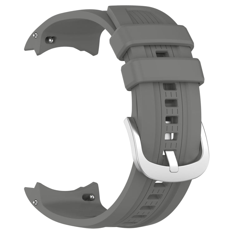 For Amazfit Balance A2286 Vertical Texture Silicone Watch Band(Dark Grey) - Watch Bands by buy2fix | Online Shopping UK | buy2fix