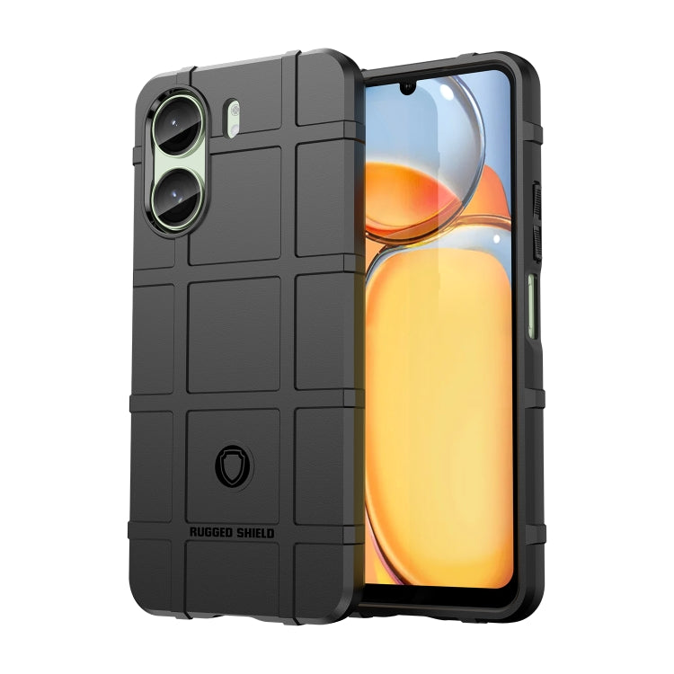 For Xiaomi Poco C65 Full Coverage Shockproof TPU Phone Case(Black) - Xiaomi Cases by buy2fix | Online Shopping UK | buy2fix