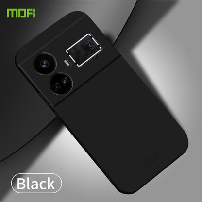 For Realme GT5 MOFI Qin Series Skin Feel All-inclusive PC Phone Case(Black) - Realme Cases by MOFI | Online Shopping UK | buy2fix