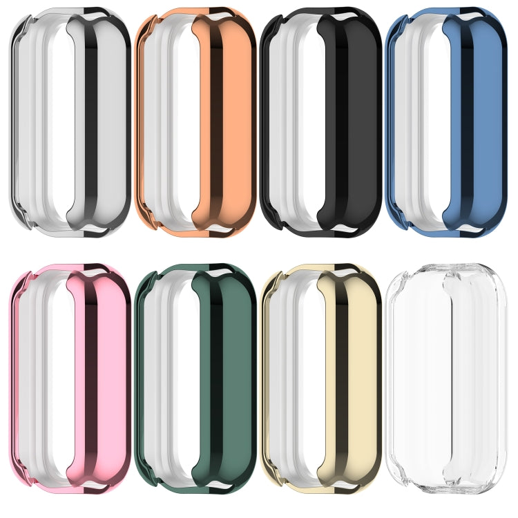 For Redmi Band 2 Full Package TPU Electroplated Watch Protective Case(Silver) - Watch Cases by buy2fix | Online Shopping UK | buy2fix