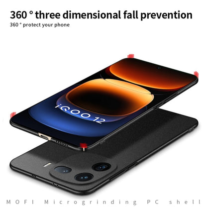 For vivo iQOO 12 MOFI Fandun Series Frosted PC Ultra-thin All-inclusive Phone Case(Red) - iQOO 12 Cases by MOFI | Online Shopping UK | buy2fix