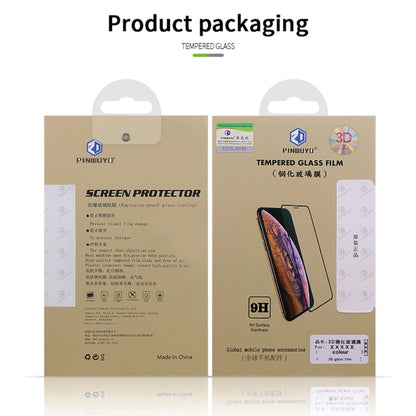 For vivo S19 Pro PINWUYO 9H 3D Hot Bending Tempered Glass Film(Black) - vivo Tempered Glass by PINWUYO | Online Shopping UK | buy2fix