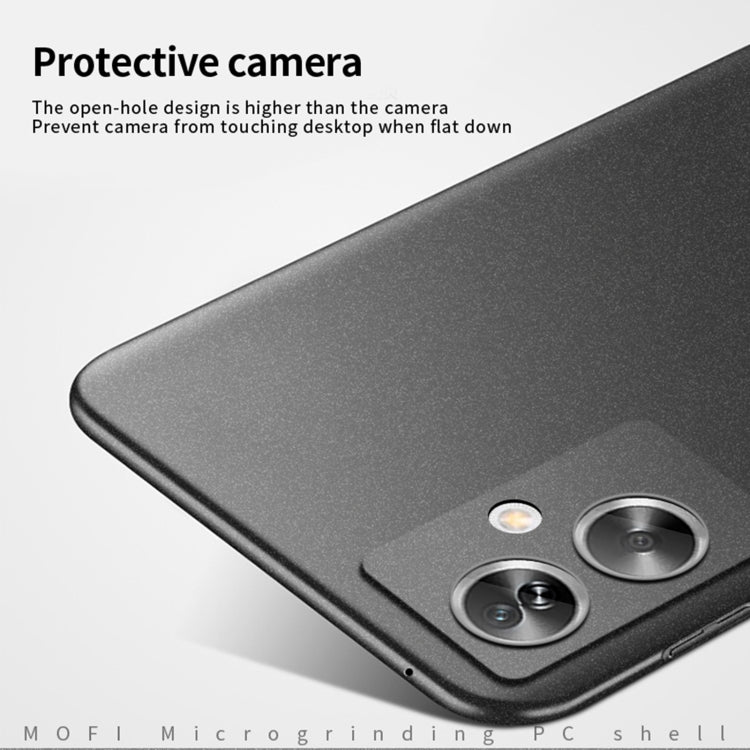 For OPPO A2 / A79 5G MOFI Fandun Series Frosted PC Ultra-thin All-inclusive Phone Case(Gray) - OPPO Cases by MOFI | Online Shopping UK | buy2fix