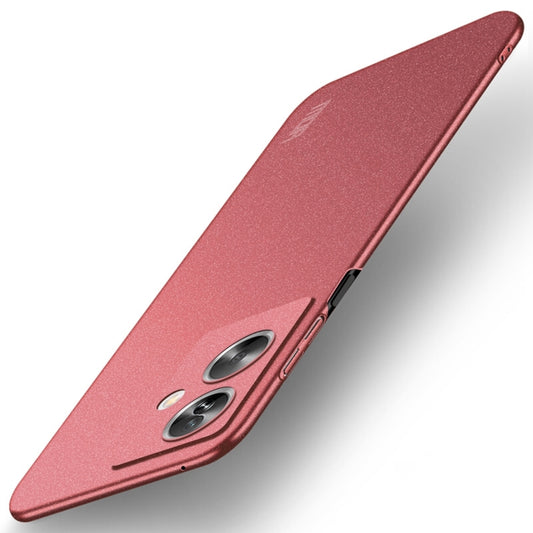 For OPPO A2 / A79 5G MOFI Fandun Series Frosted PC Ultra-thin All-inclusive Phone Case(Red) - OPPO Cases by MOFI | Online Shopping UK | buy2fix