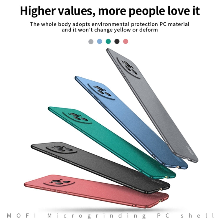 For Honor Magic6 MOFI Fandun Series Frosted PC Ultra-thin All-inclusive Phone Case(Green) - Honor Cases by MOFI | Online Shopping UK | buy2fix