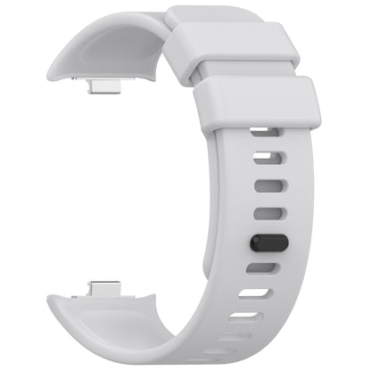 For Redmi Watch 4 Solid Color Silicone Sports Watch Band(Grey) - Watch Bands by buy2fix | Online Shopping UK | buy2fix