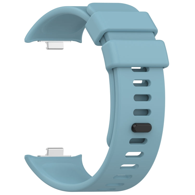 For Redmi Watch 4 Solid Color Silicone Sports Watch Band(Light Blue) - Watch Bands by buy2fix | Online Shopping UK | buy2fix