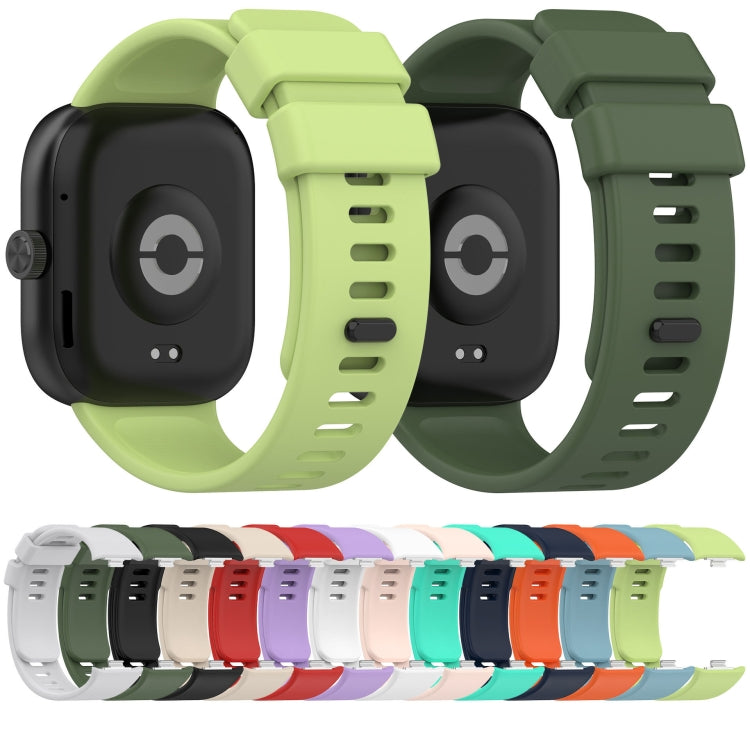 For Redmi Watch 4 Solid Color Silicone Sports Watch Band(Teal) - Watch Bands by buy2fix | Online Shopping UK | buy2fix