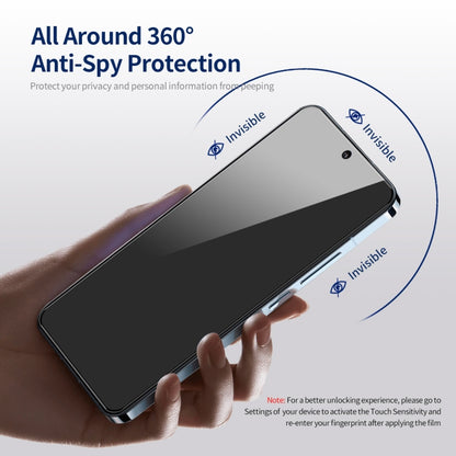 For iPhone 14 Pro 5pcs ENKAY Hat-Prince 360 Degree Anti-peeping Privacy Full Screen Tempered Glass Film - iPhone 14 Pro Tempered Glass by ENKAY | Online Shopping UK | buy2fix