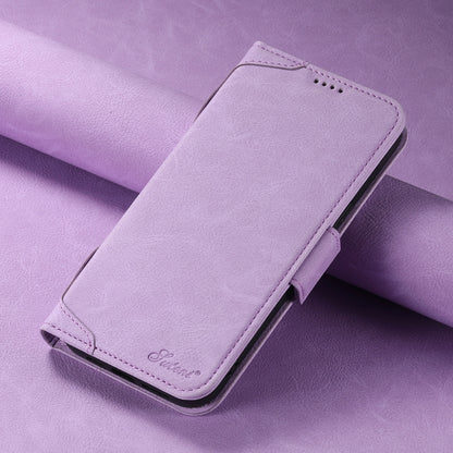 For iPhone 13 SUTENI J07 Multifunctional Horizontal Flip Magsafe Leather Phone Case(Purple) - iPhone 13 Cases by Suteni | Online Shopping UK | buy2fix