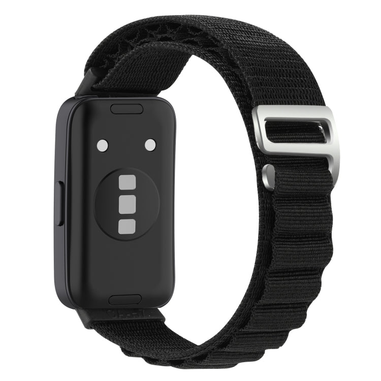 For Huawei Band 8 / 9 Loop Nylon Watch Band(Black) - Watch Bands by buy2fix | Online Shopping UK | buy2fix