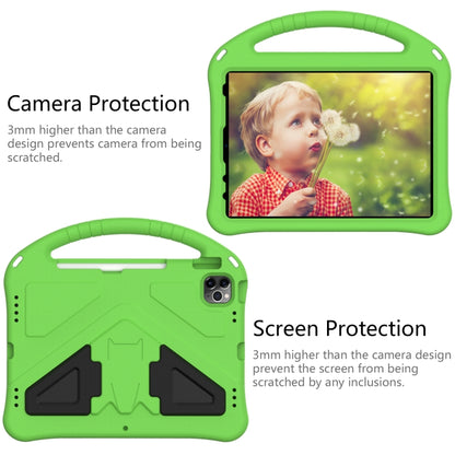 For iPad Pro 11 2024 EVA Shockproof Tablet Case with Holder(Green) - iPad Pro 11 2024 Cases by buy2fix | Online Shopping UK | buy2fix