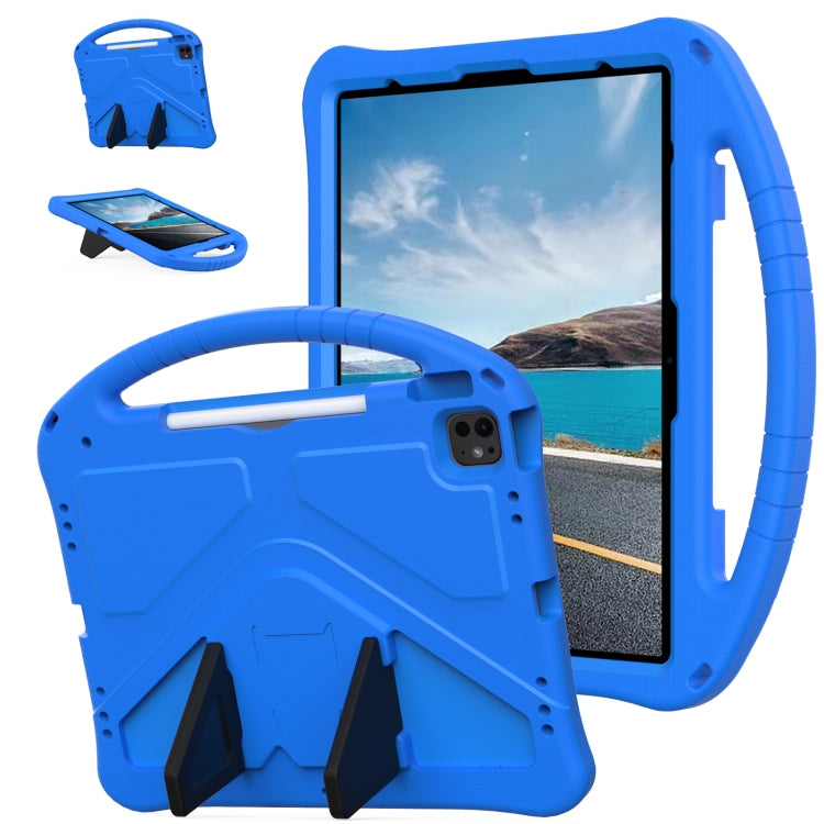 For iPad Air 13 2024 EVA Shockproof Tablet Case with Holder(Blue) - iPad Air 13 2024 Cases by buy2fix | Online Shopping UK | buy2fix