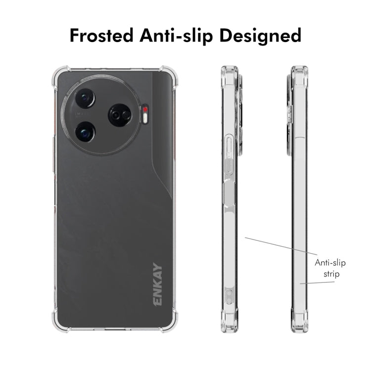 For Tecno Camon 30 Pro 5G ENKAY Hat-Prince Transparent TPU Shockproof Phone Case - Tecno Cases by ENKAY | Online Shopping UK | buy2fix