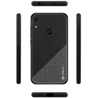 PINWUYO Honors Series Shockproof PC + TPU Protective Case for Huawei Y6 2019 (Fingerprint Hole) / Y6 Prime 2019 / Honor 8A Pro(Brown) - Honor Cases by PINWUYO | Online Shopping UK | buy2fix